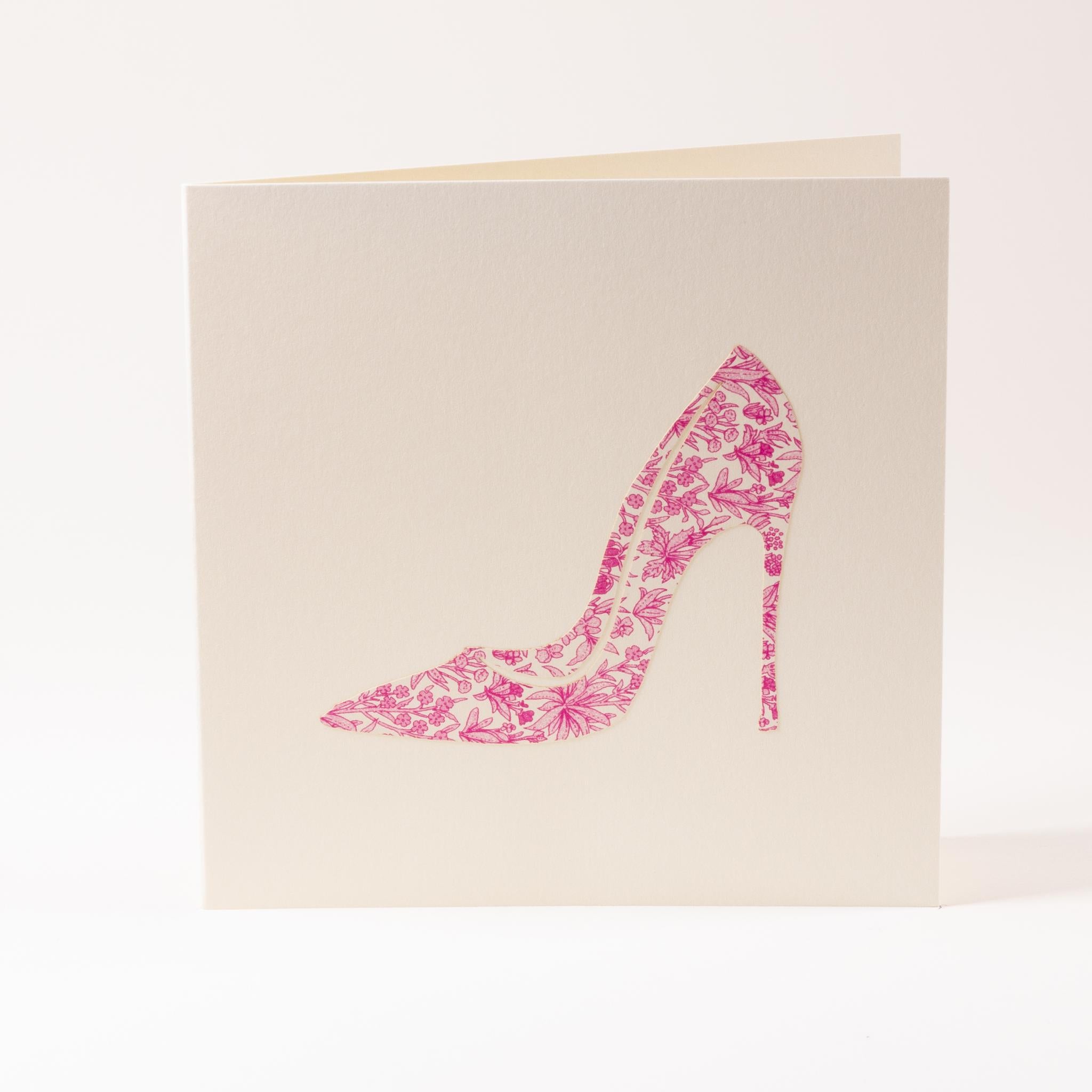 Greeting card "Lady's slipper"