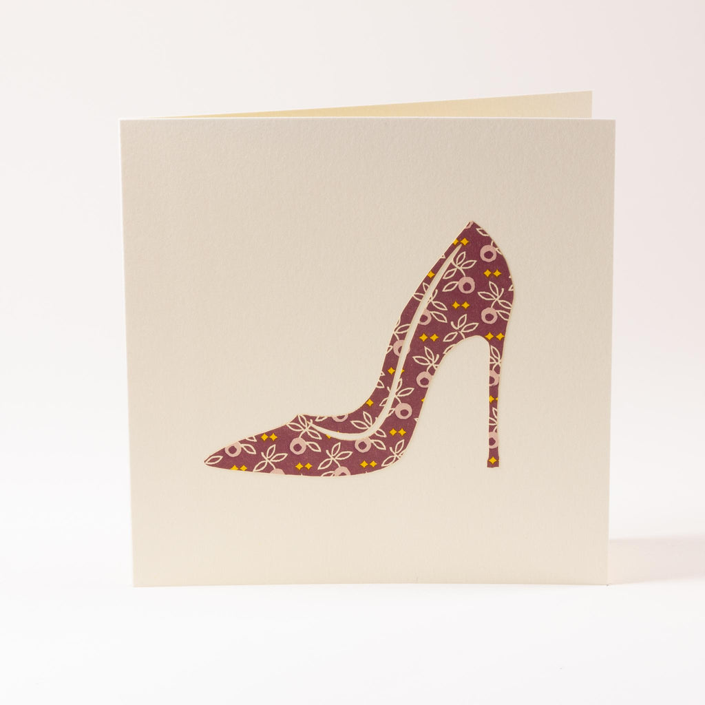 Greeting card "Lady's slipper"