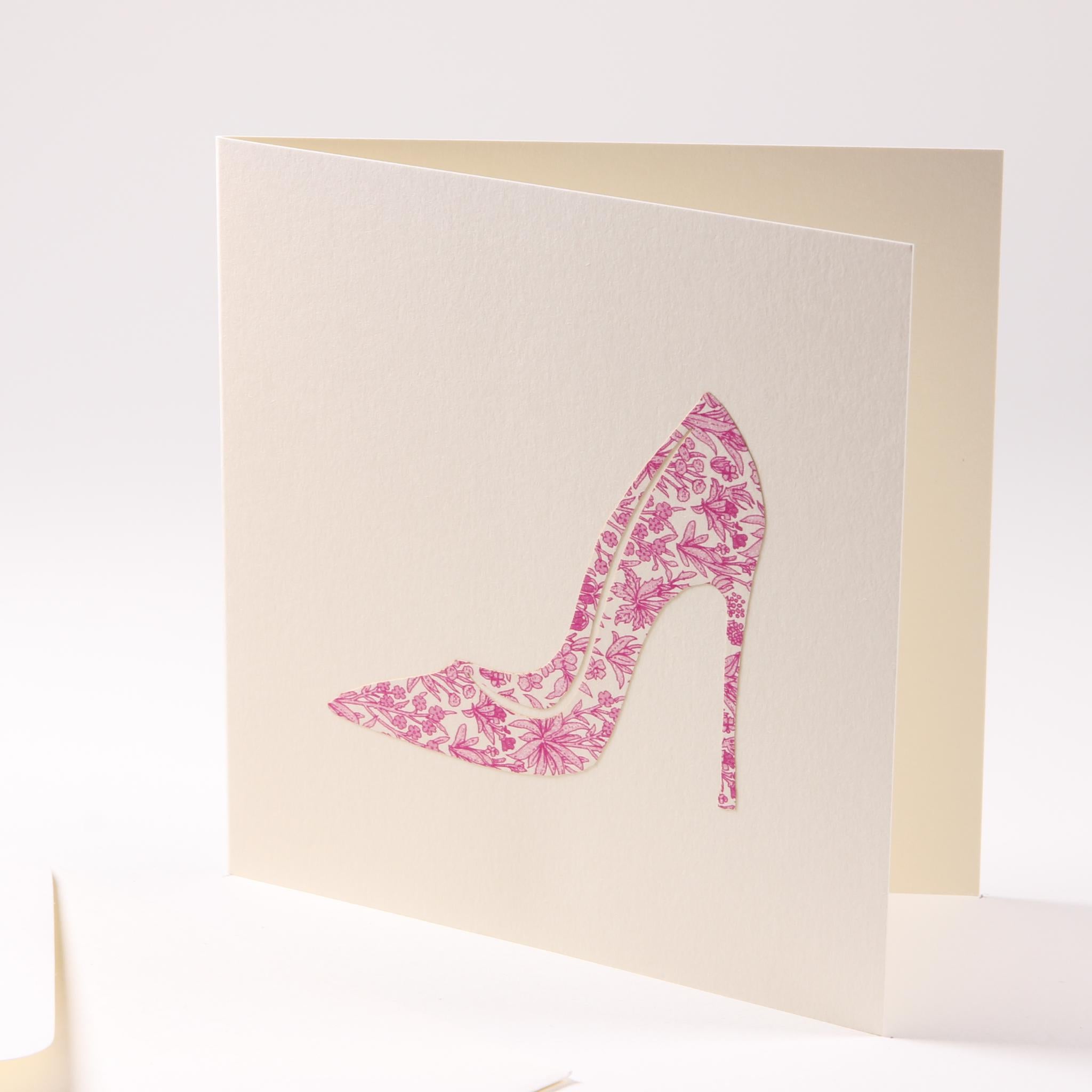 Greeting card "Lady's slipper"