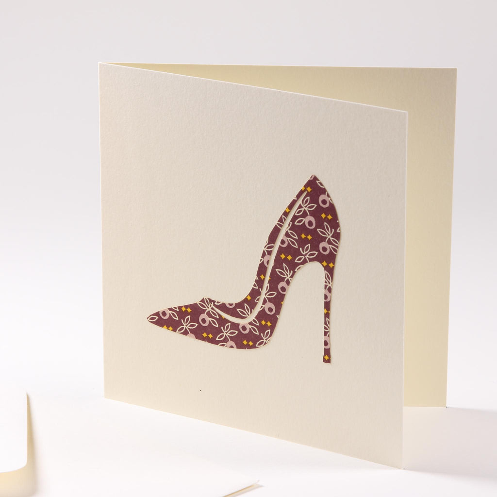 Greeting card "Lady's slipper"