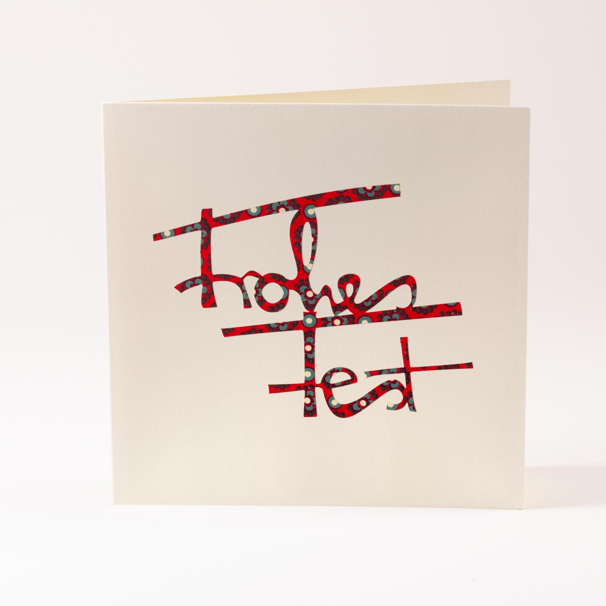 Greeting card "Happy Holidays"