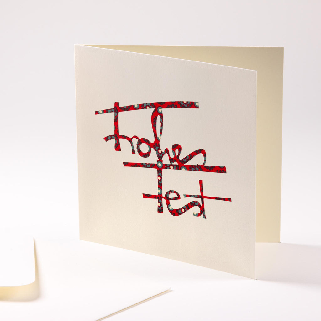 Greeting card "Happy Holidays"