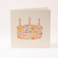Greeting card "Birthday cake"