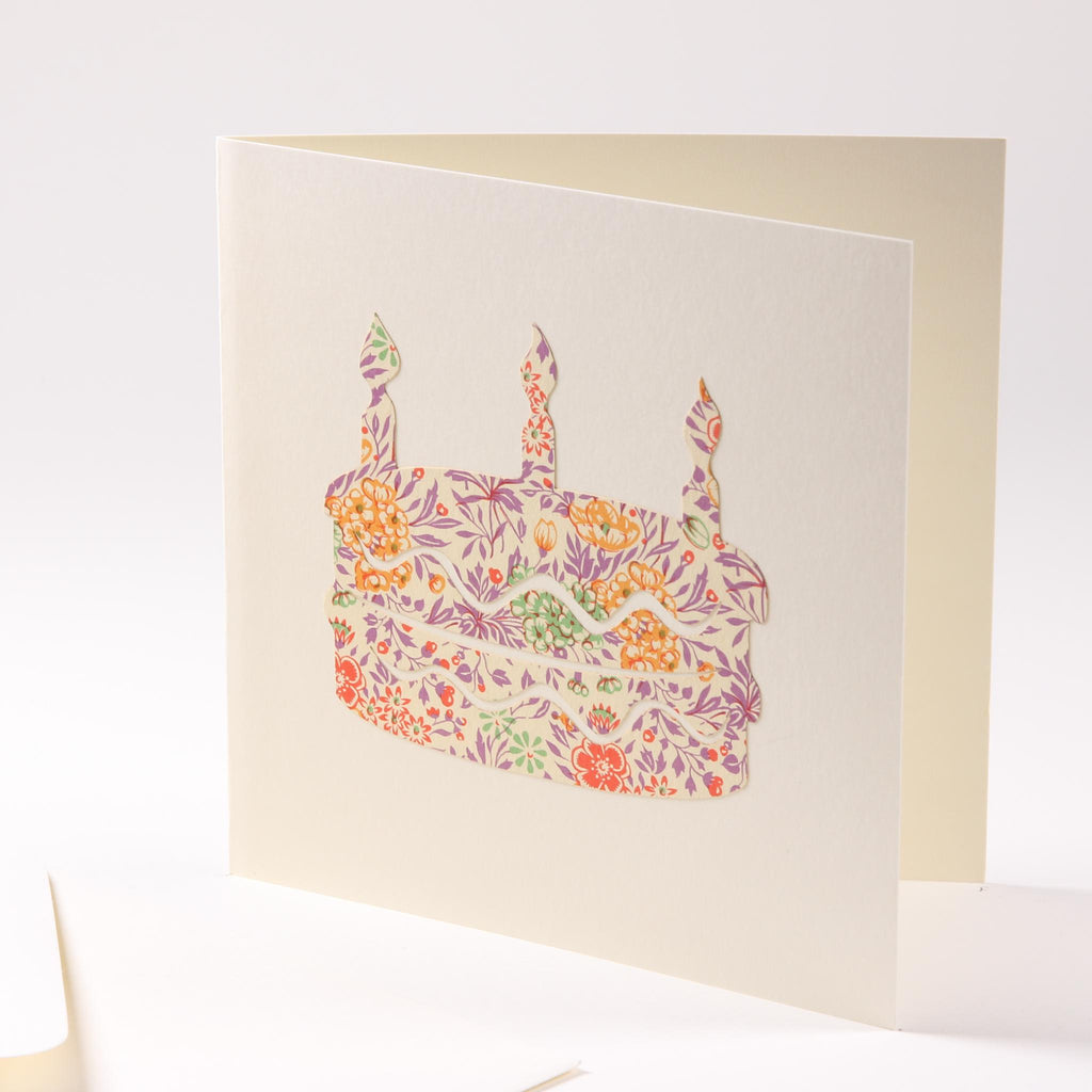 Greeting card "Birthday cake"