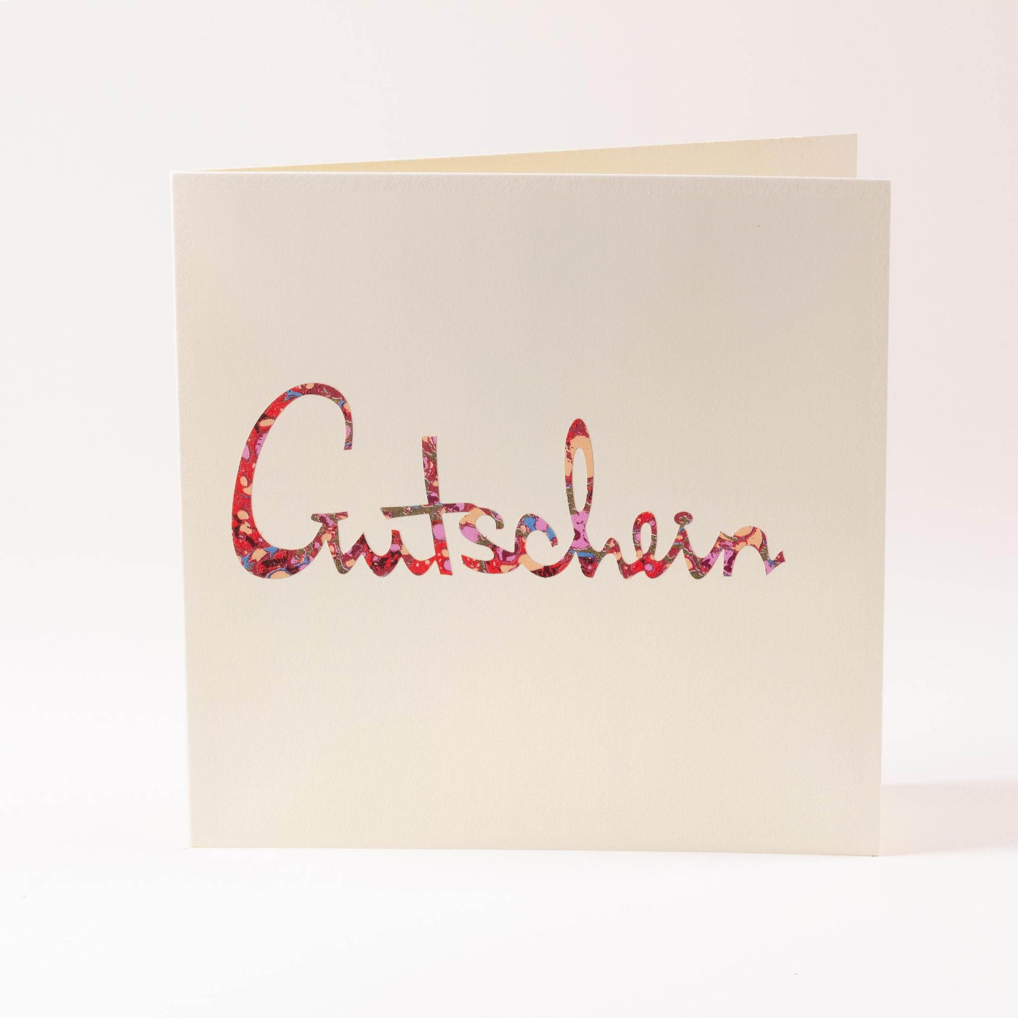 Grusskarte "Gutschein"