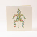 Greeting card "Jumping Jack"