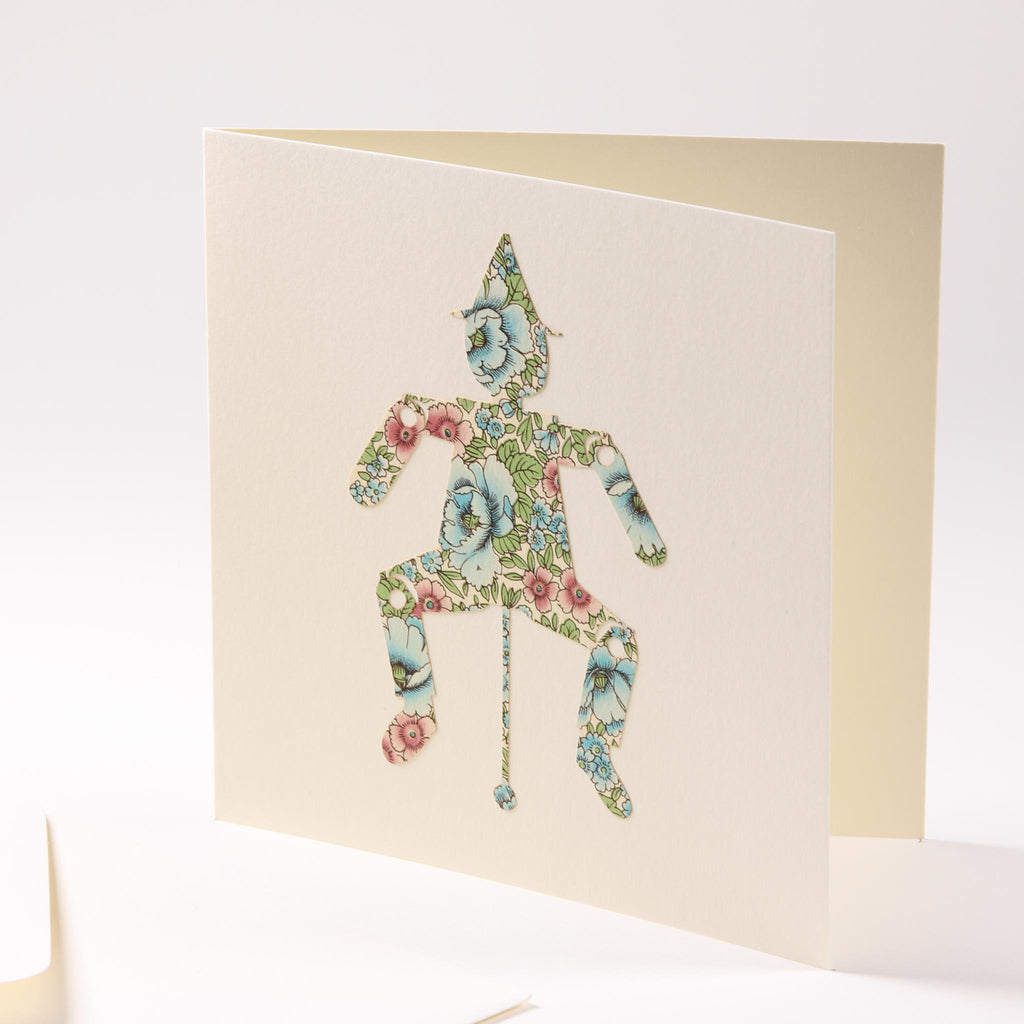 Greeting card "Jumping Jack"