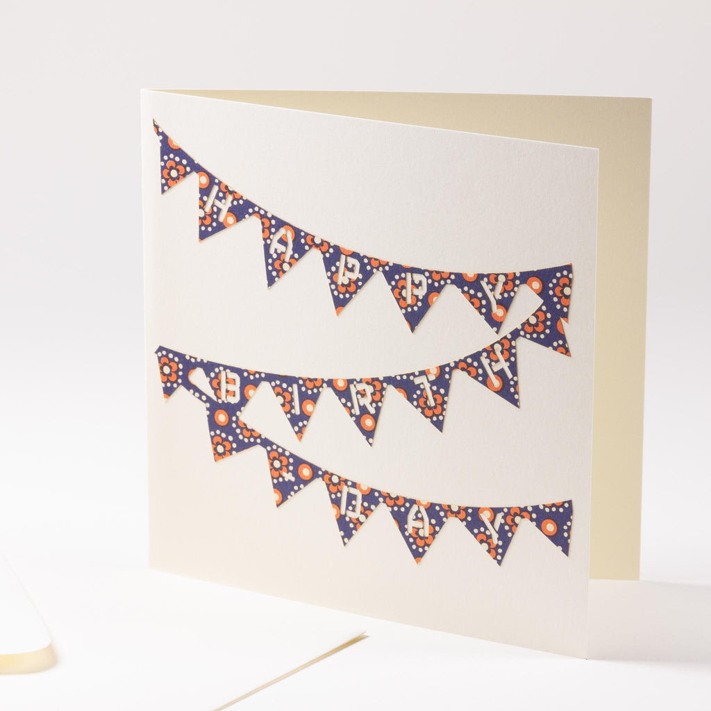 Grusskarte "Happy Birthday Girlande"