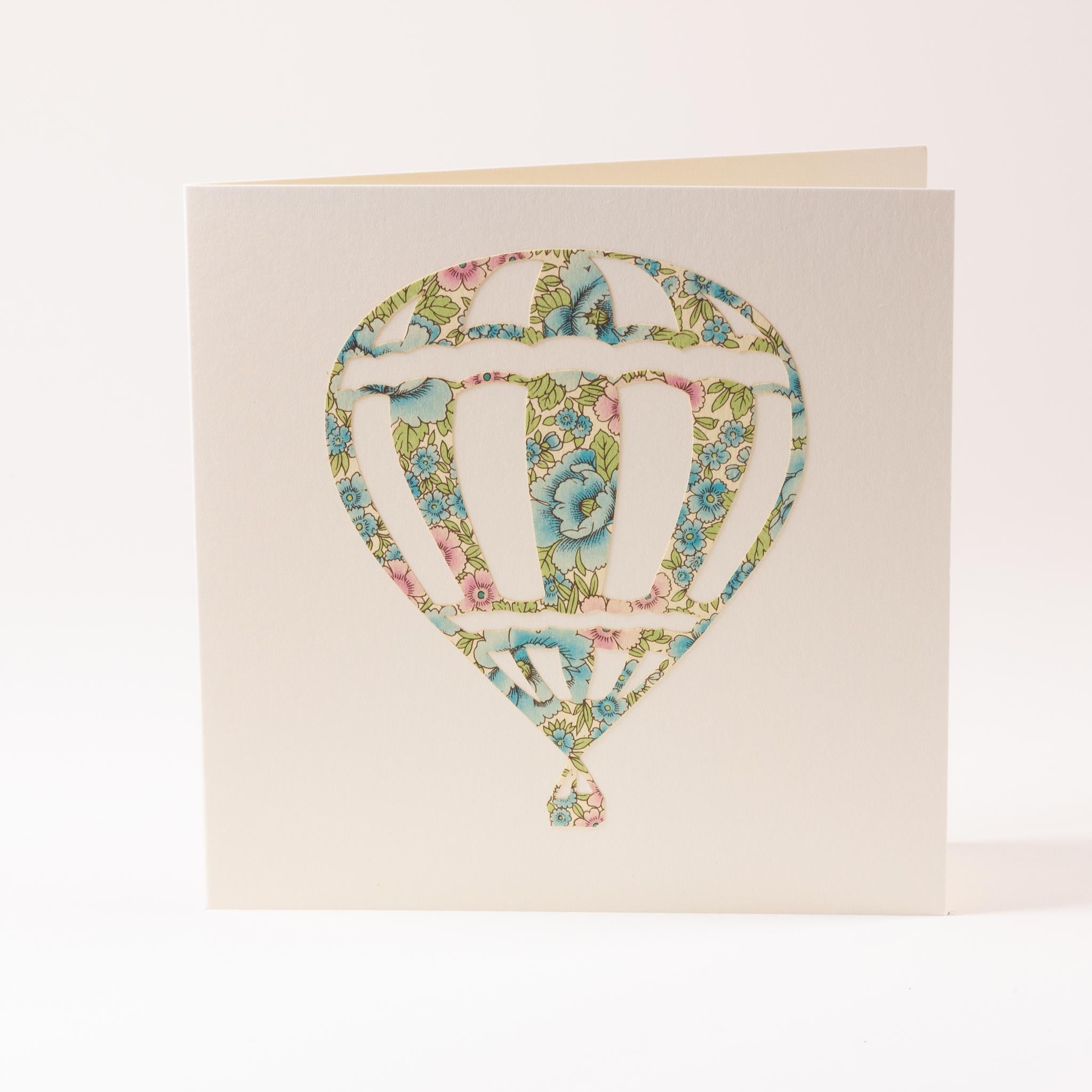 Greeting card "Hot air balloon"