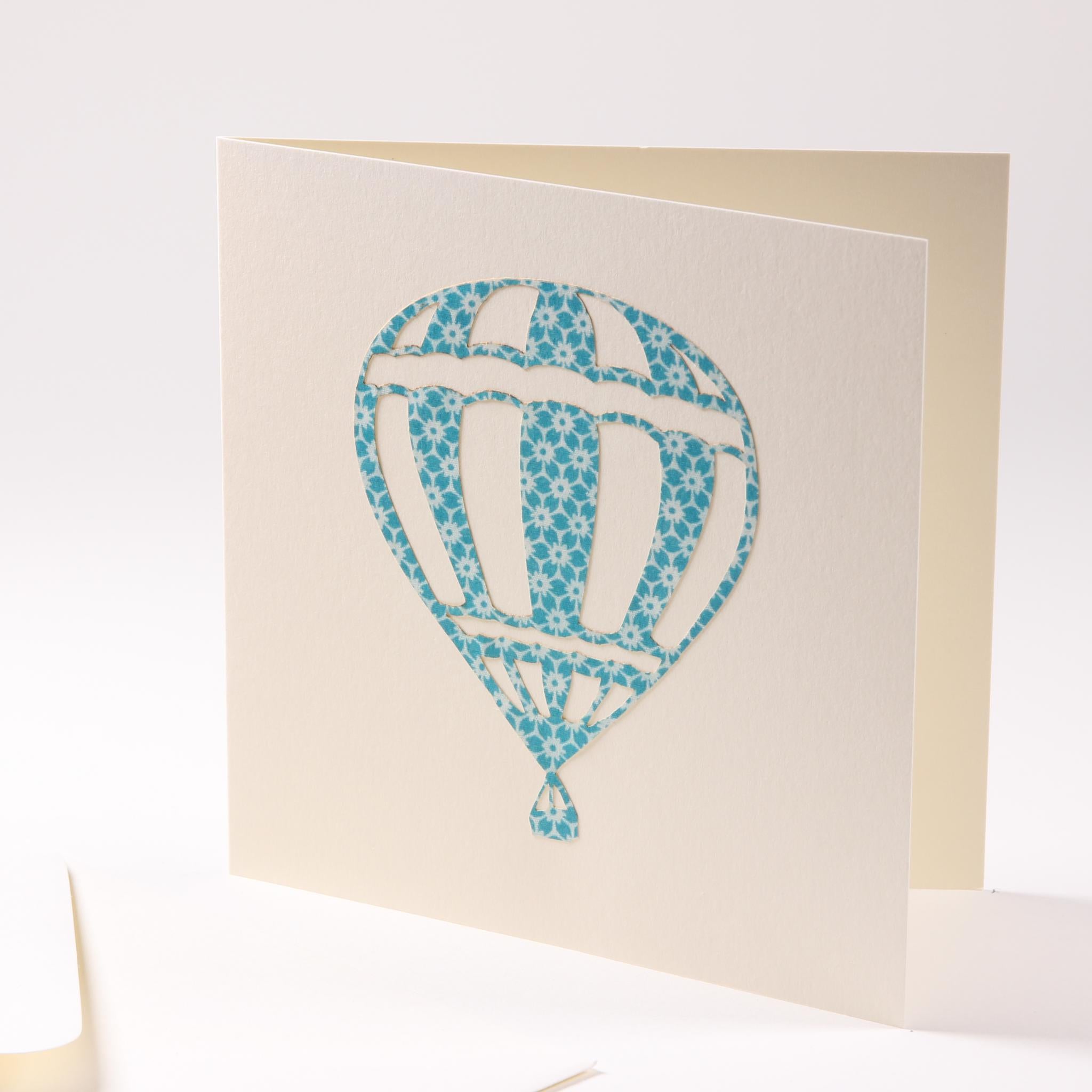 Greeting card "Hot air balloon"