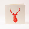 Greeting card "Deer head"
