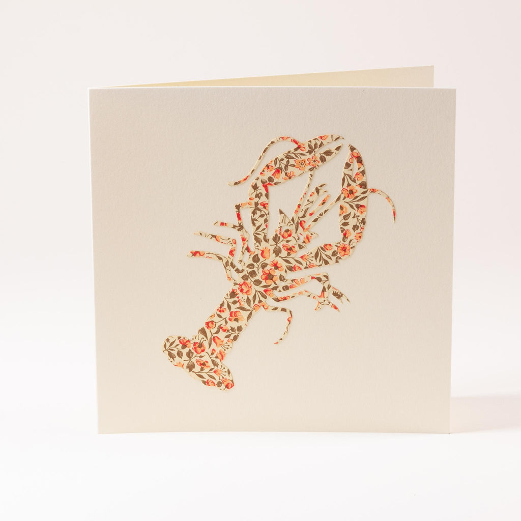 Greeting card "Lobster"