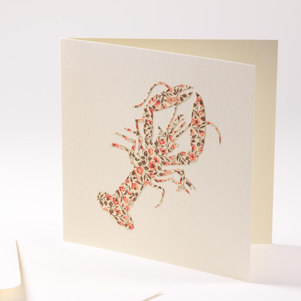 Greeting card "Lobster"