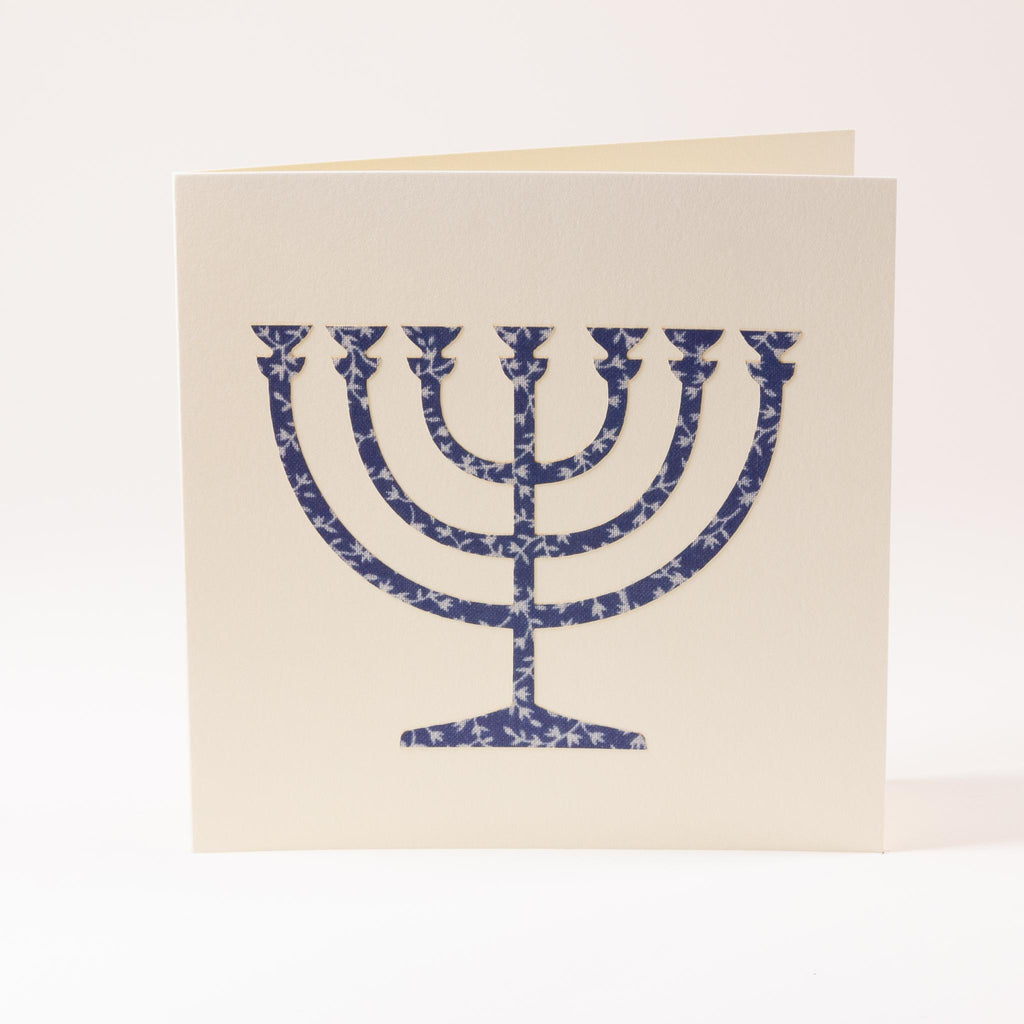Greeting card "Menora"