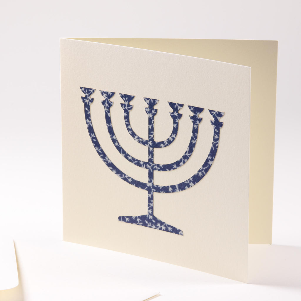 Greeting card "Menora"