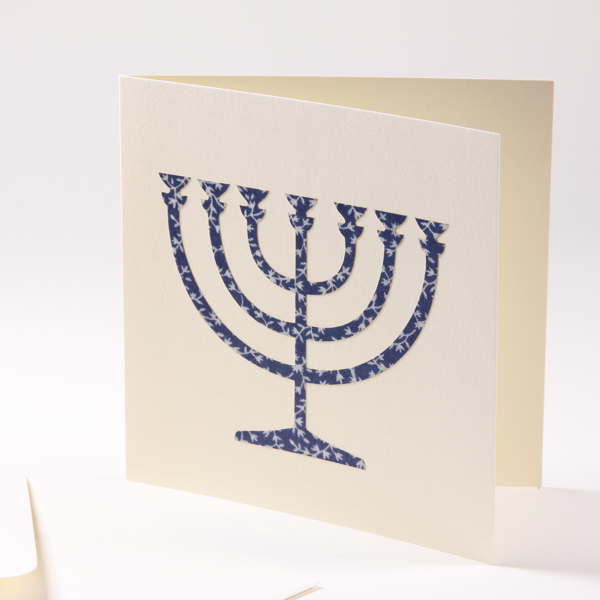 Greeting card "Menora"