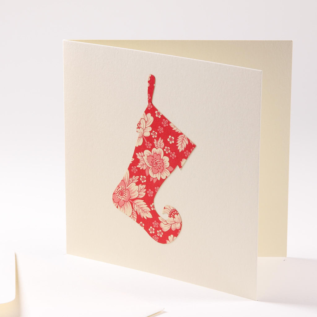 Greeting card "Santa Claus boot"