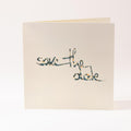Greeting card "save the date"