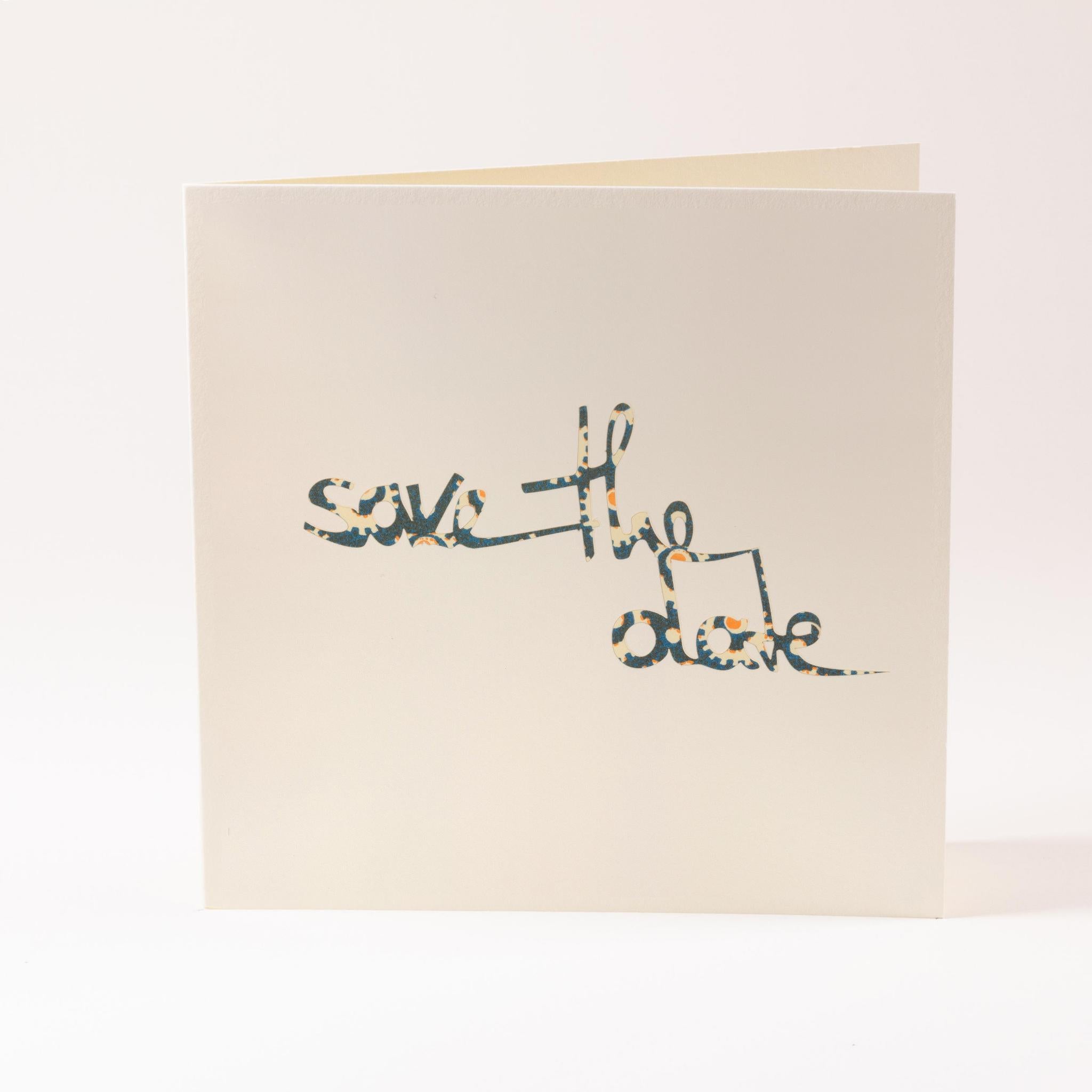 Greeting card "save the date"