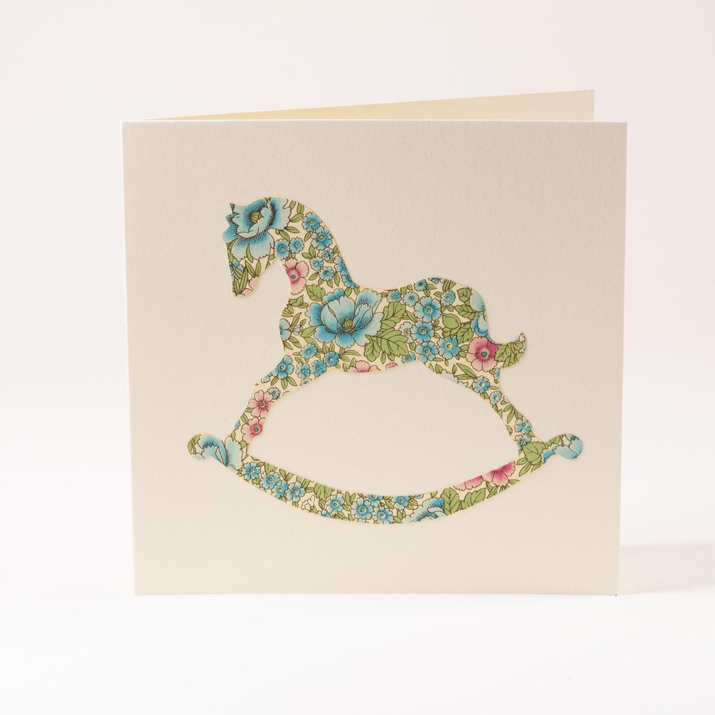 Greeting card "Rocking horse"