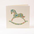 Greeting card "Rocking horse"
