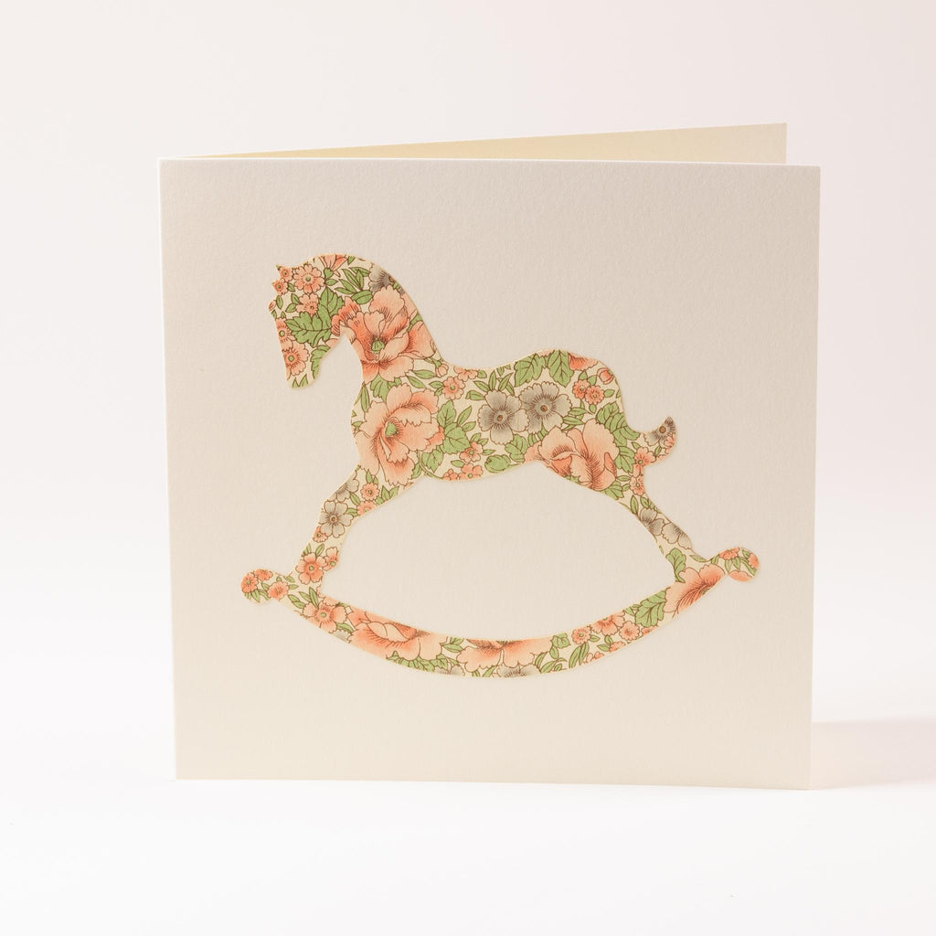Greeting card "Rocking horse"