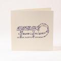 Greeting card "Sled"