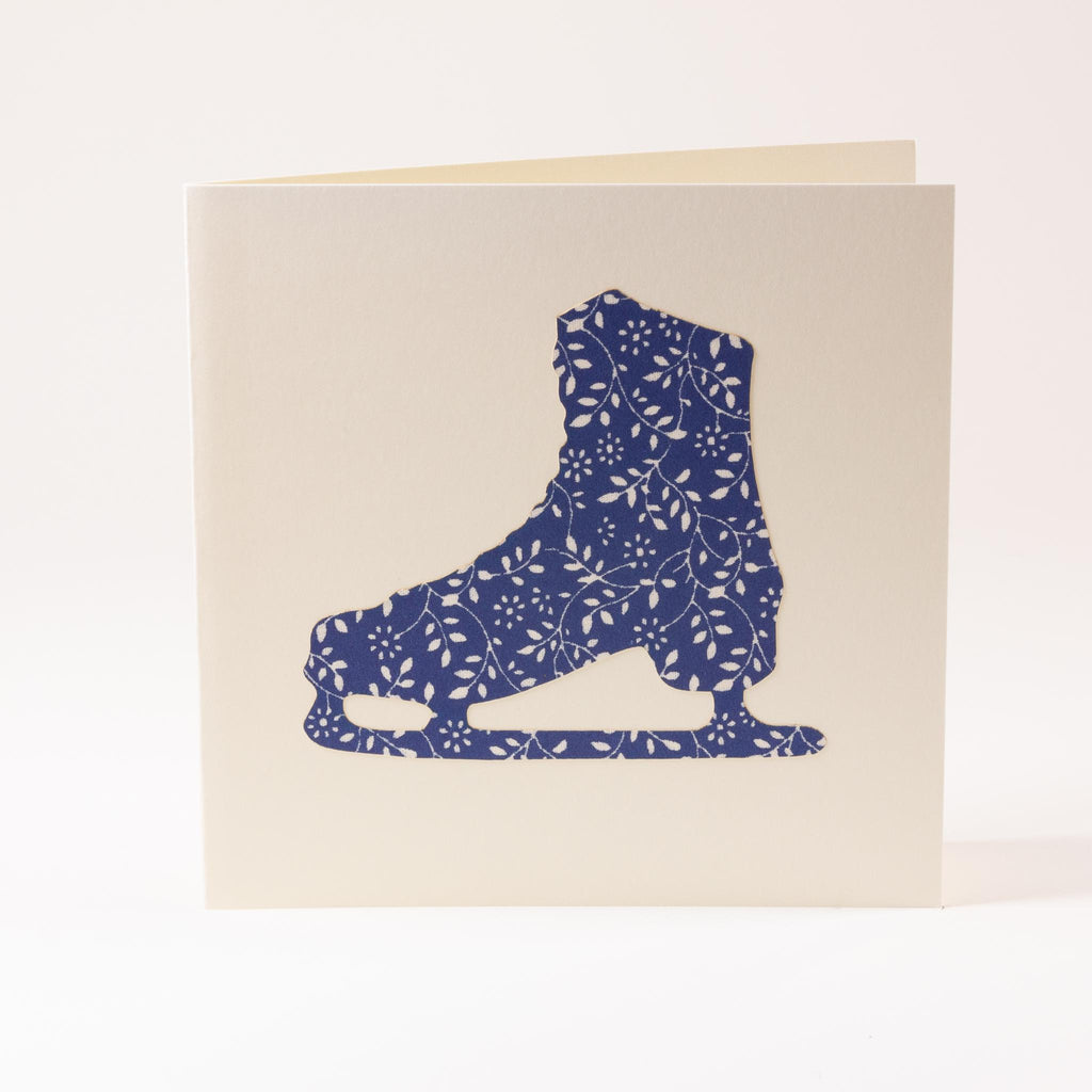 Greeting card "Ice skate"