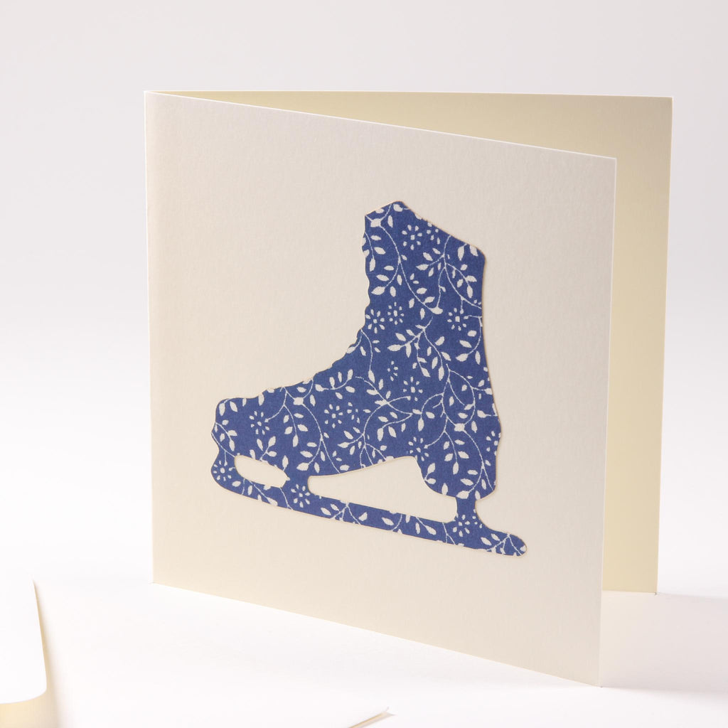 Greeting card "Ice skate"
