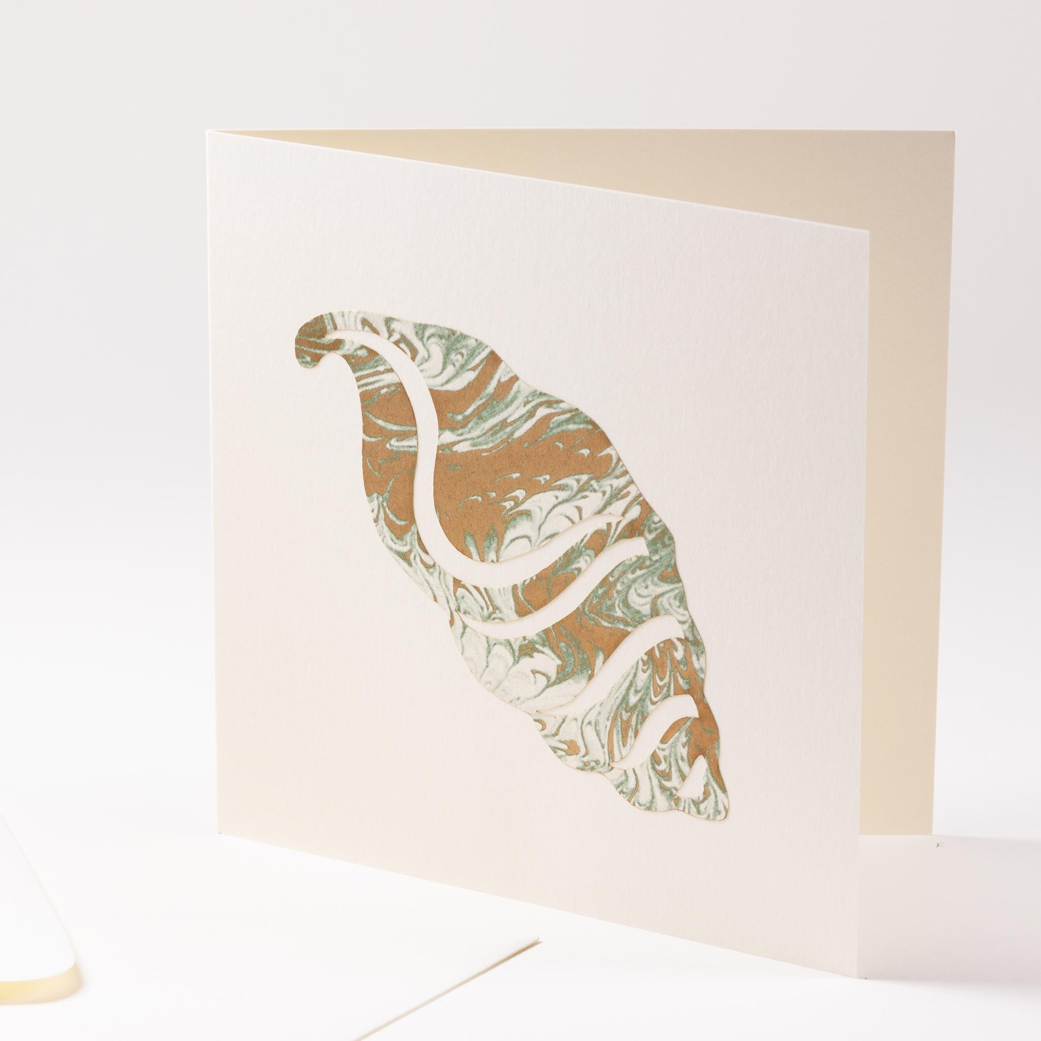 Greeting card "Snail shell"