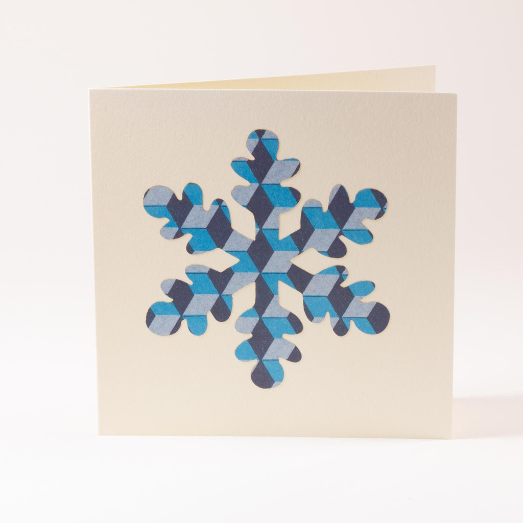 Greeting card "Snowflake"