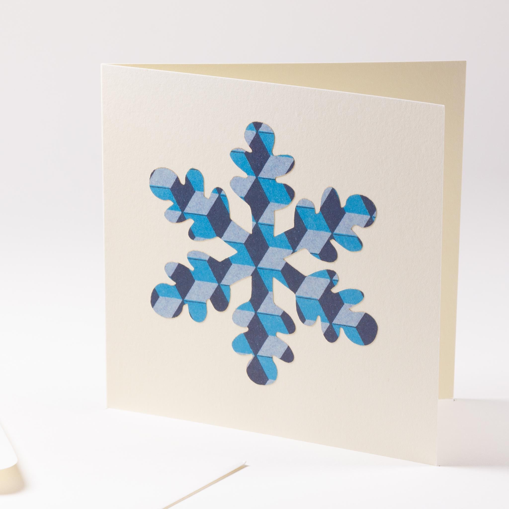 Greeting card "Snowflake"