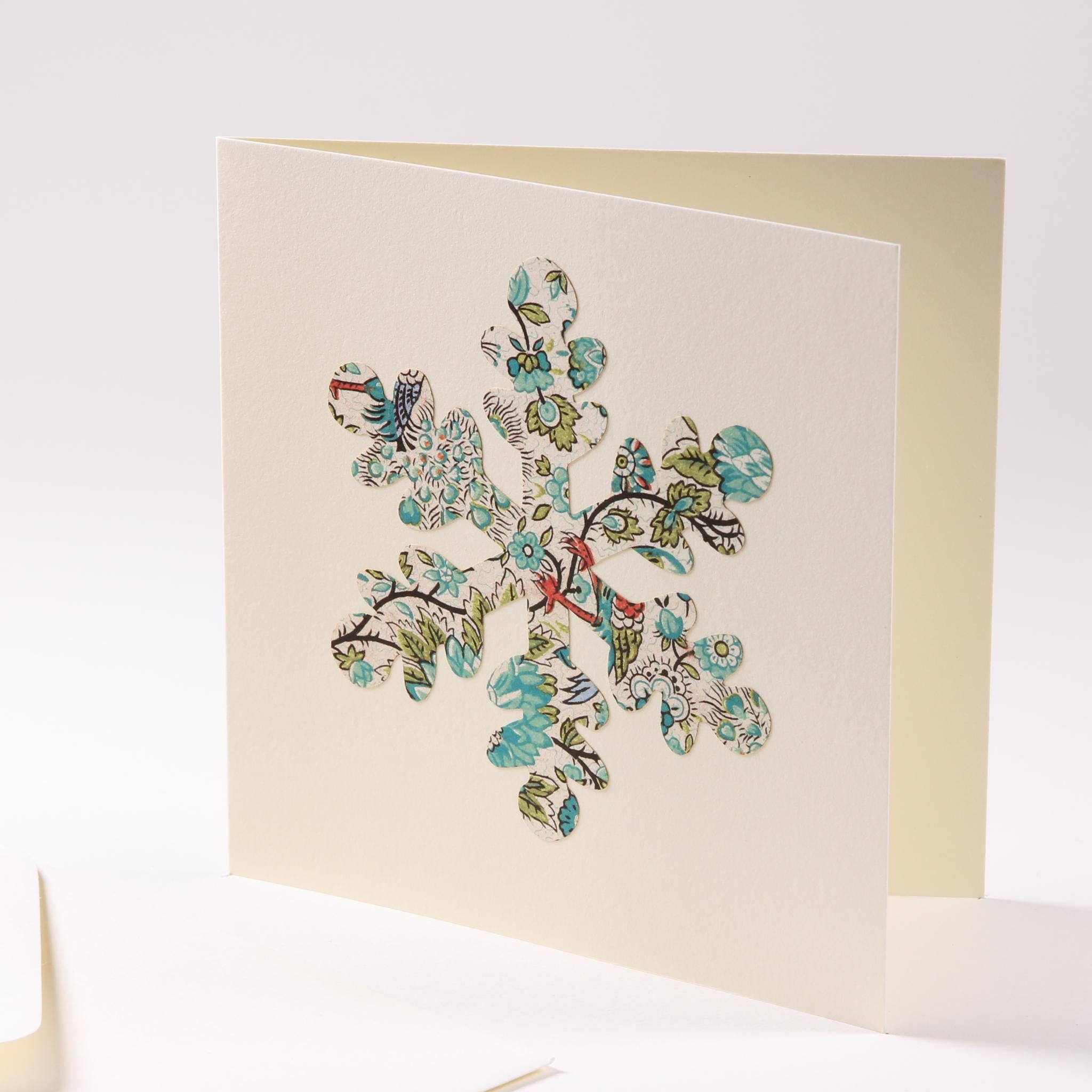 Greeting card "Snowflake"
