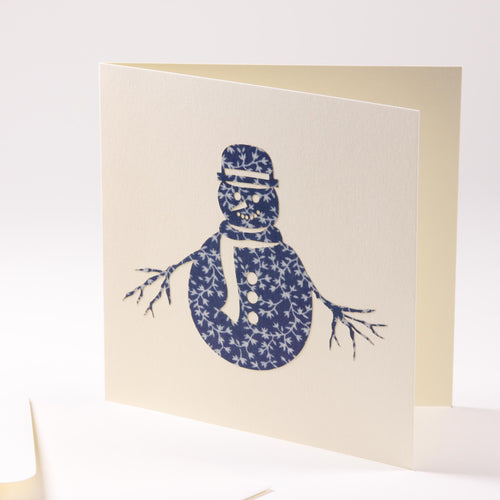 Grusskarte "Schneemann"