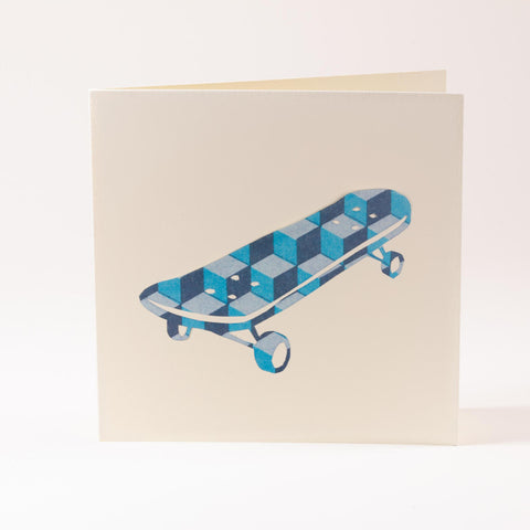 Grusskarte "Skateboard"
