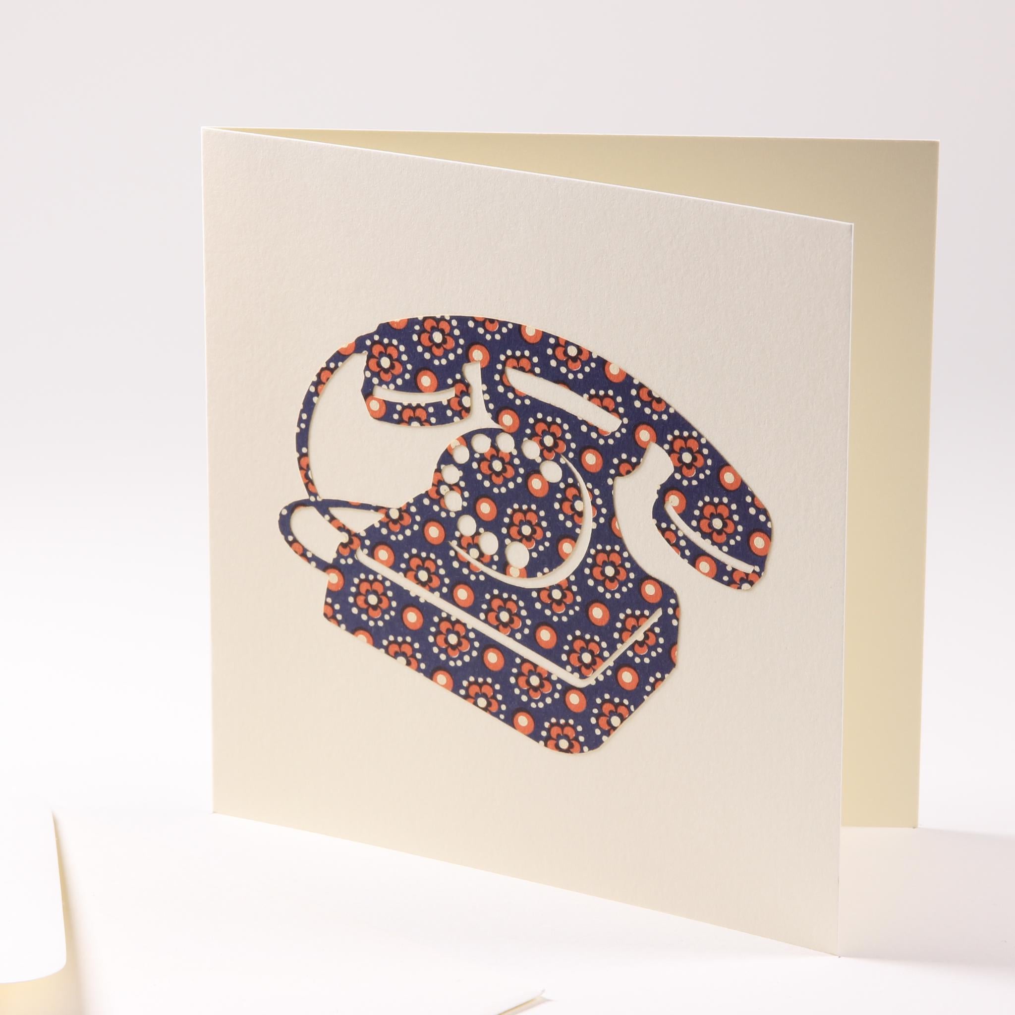 Greeting card "Telephone"