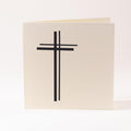 Condolence card "Cross"