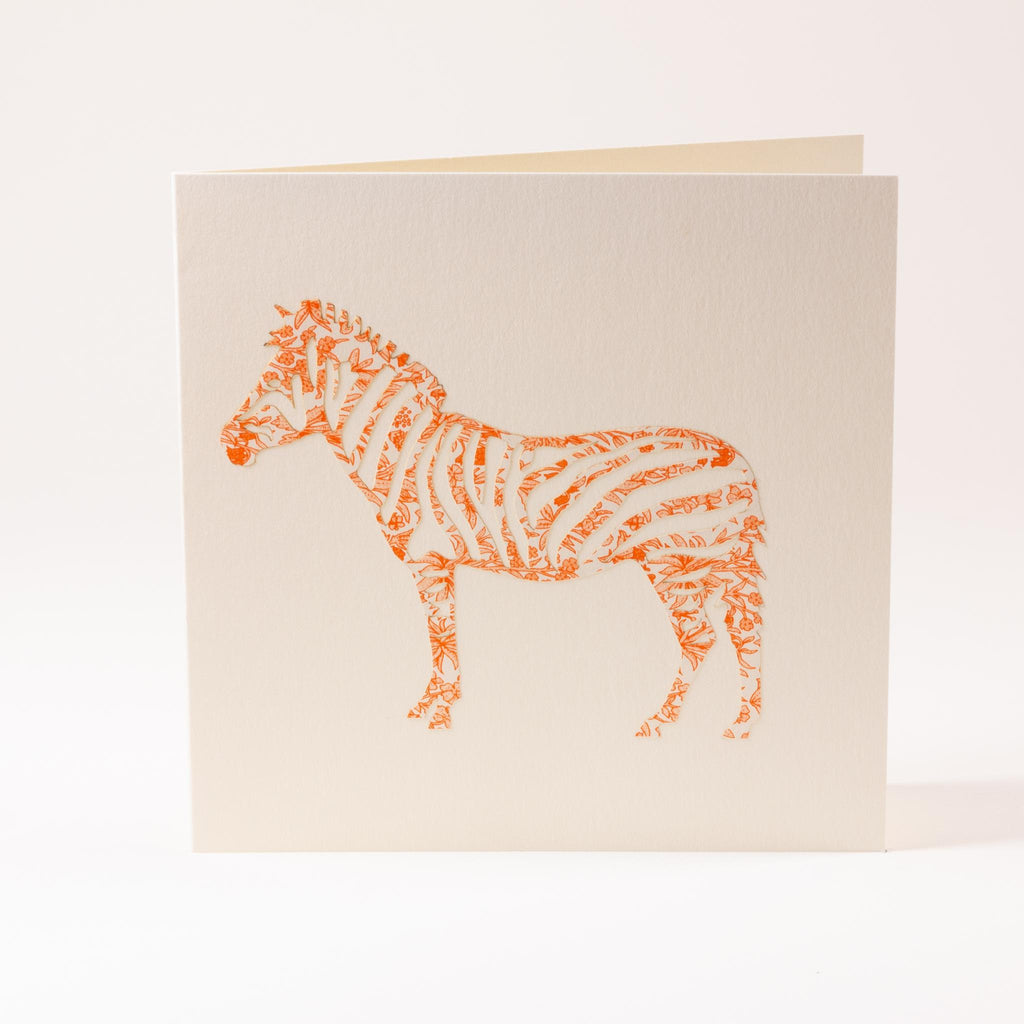 Greeting card "Zebra"
