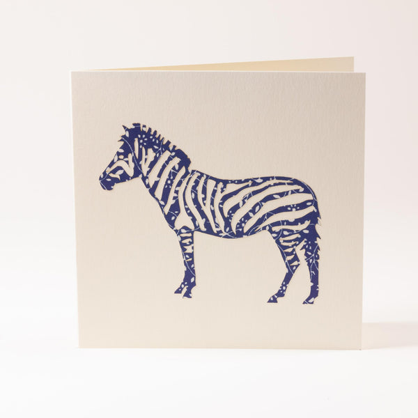 Grusskarte "Zebra"
