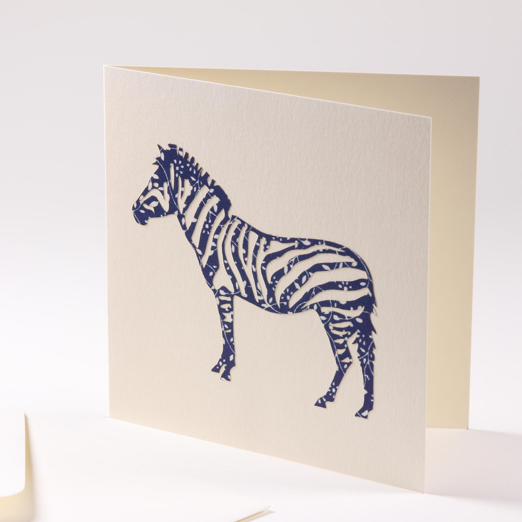 Greeting card "Zebra"