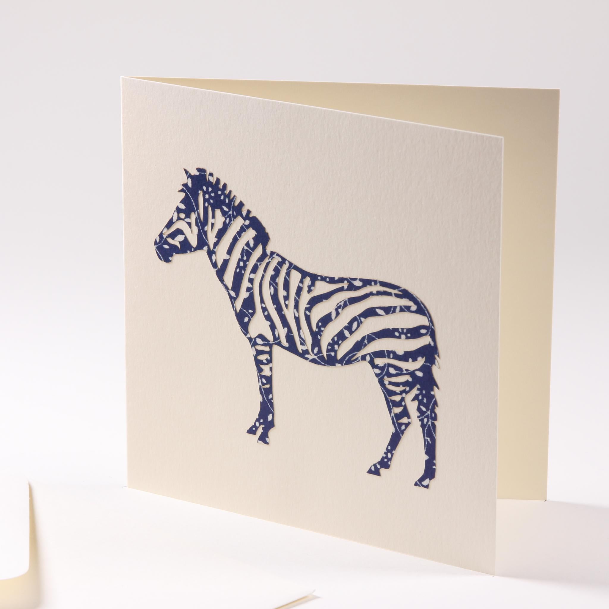 Greeting card "Zebra"
