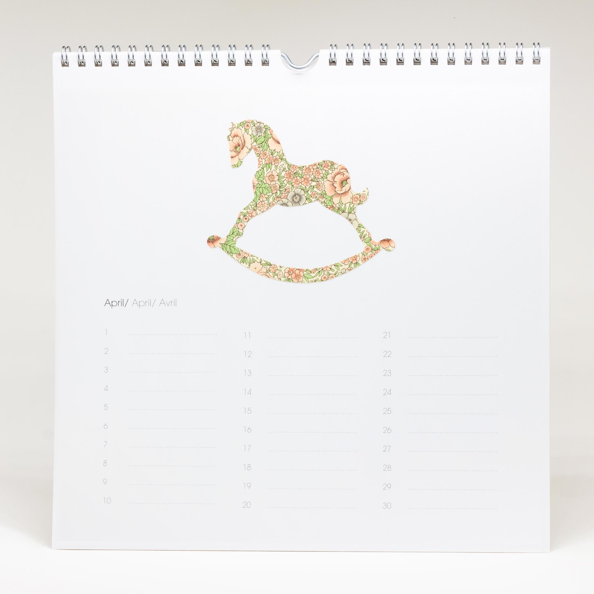 Perpetual calendar - children's motifs