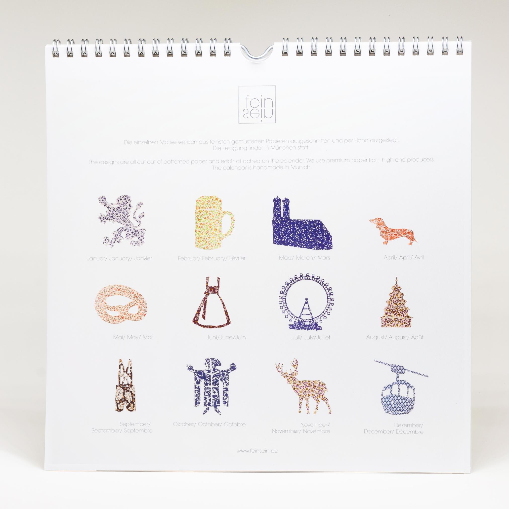 Perpetual calendar - Bavaria