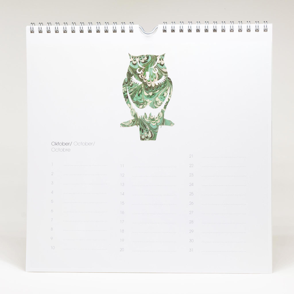 immerwährender Kalender - Tiermotive