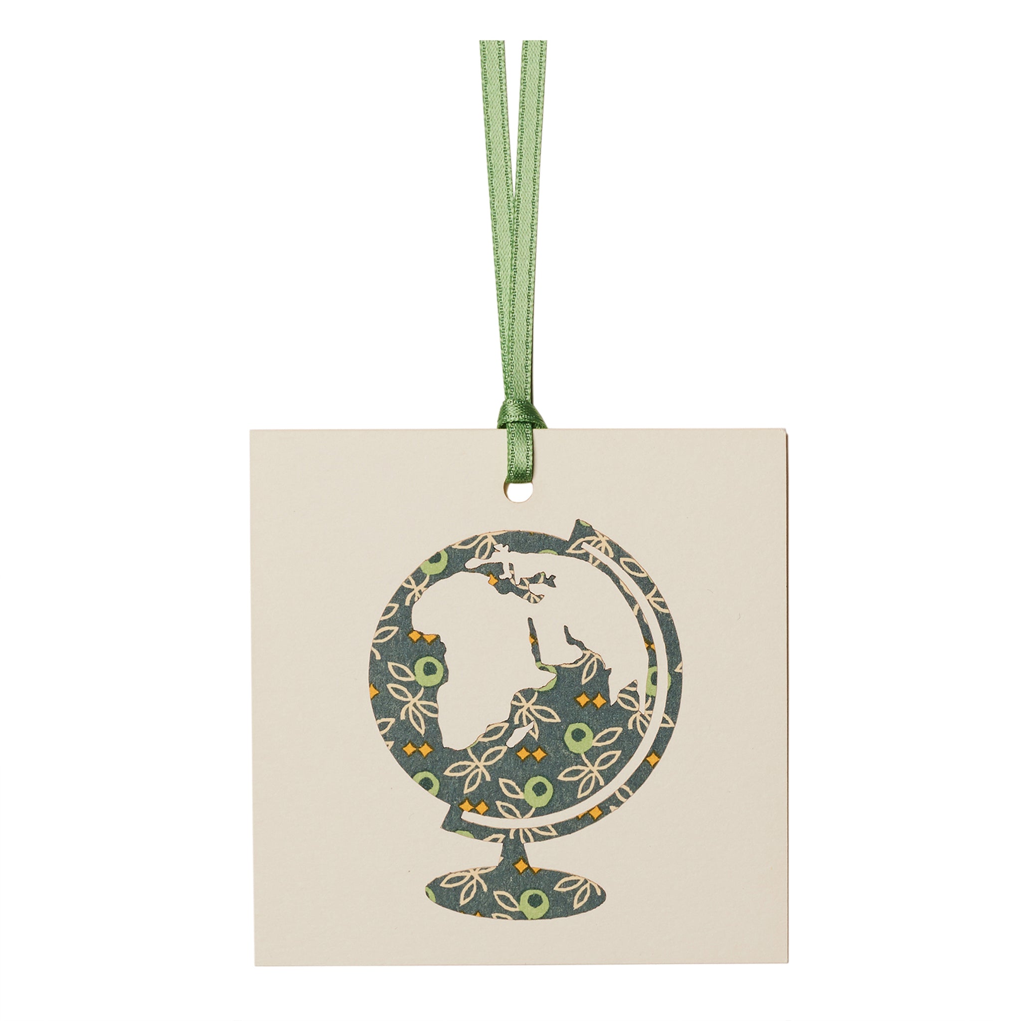 Gift tag "Globe"