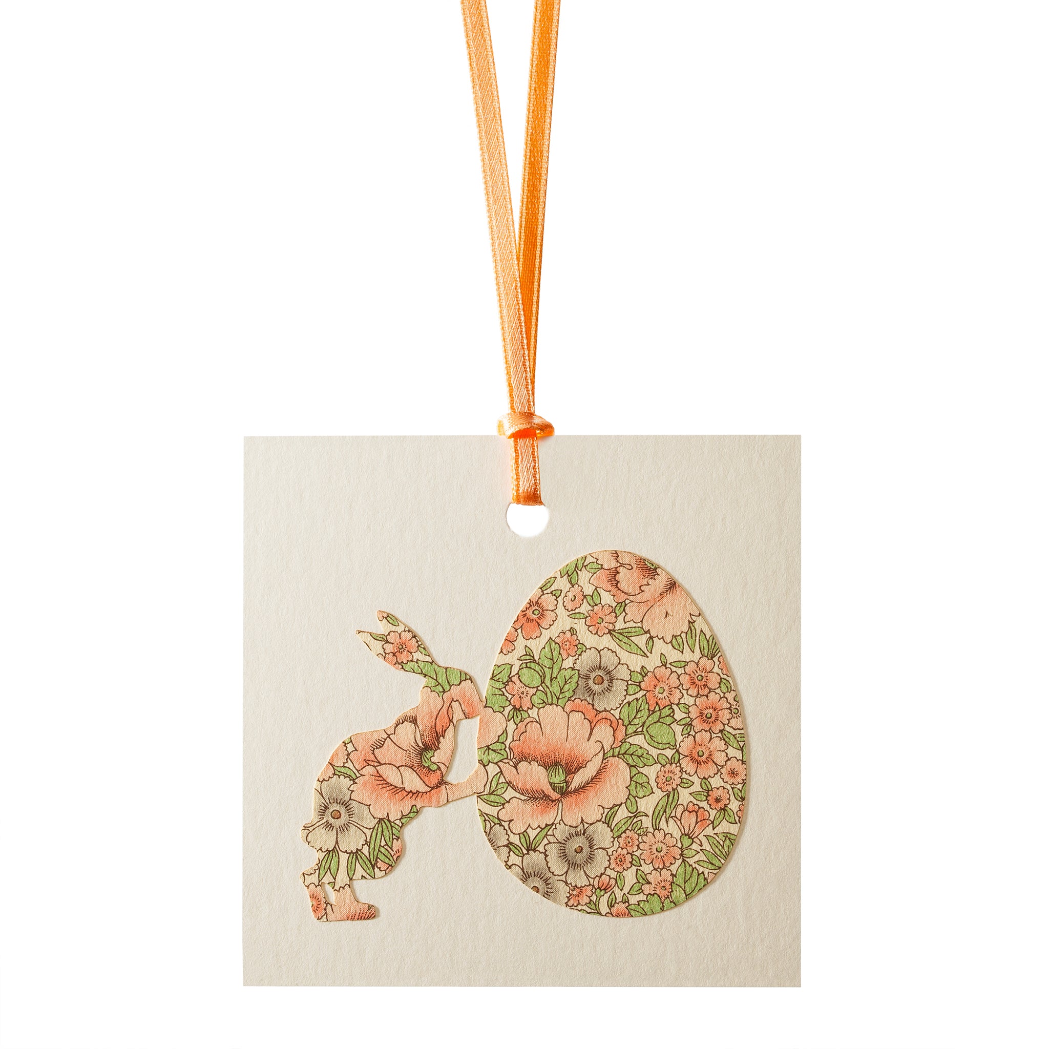 Geschenkanhänger "Hase mit Ei"