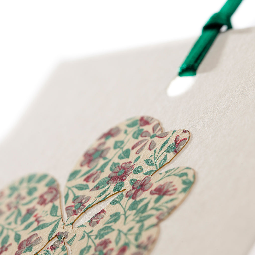 Gift tag "cloverleaf"