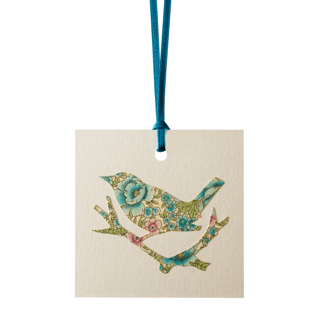 Geschenkanhänger "Vogel auf dem Ast"
