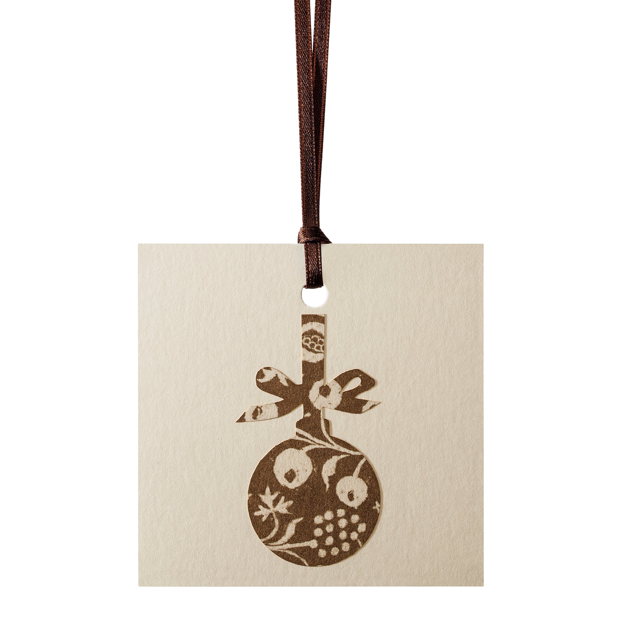 Gift tag "Christmas bauble"